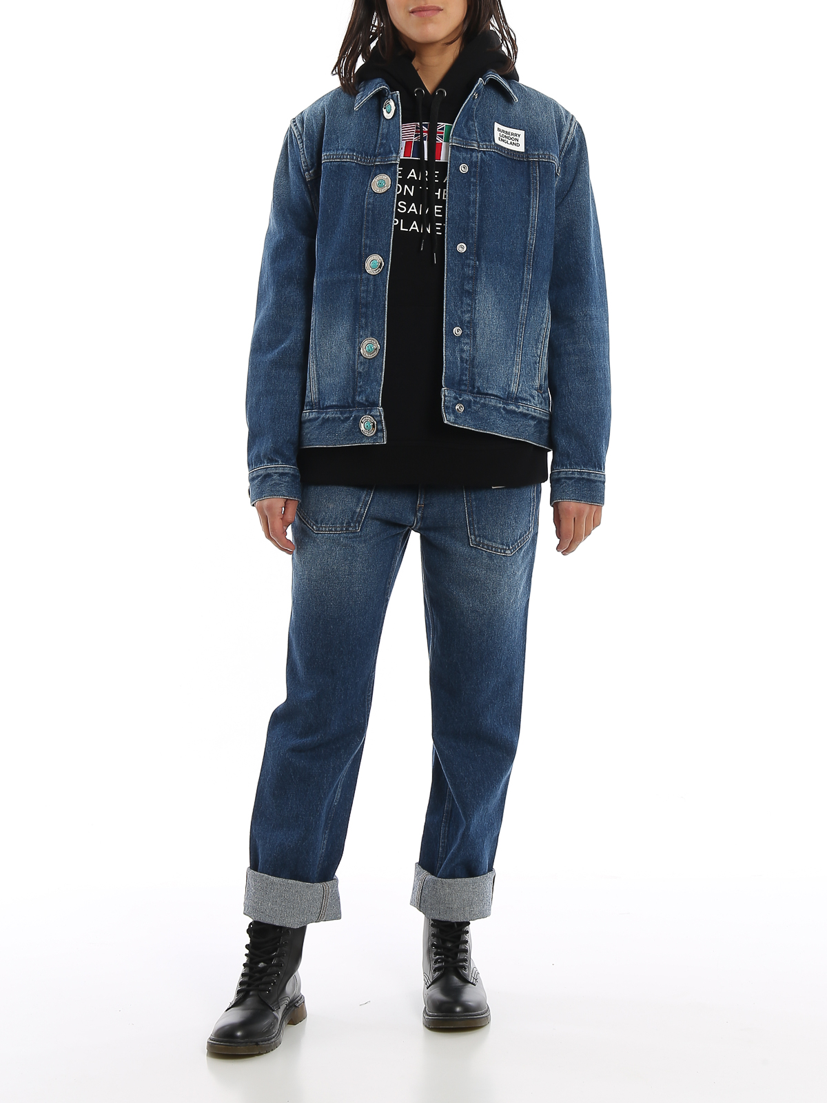 Actualizar 72+ imagen burberry jeans jacket - Abzlocal.mx