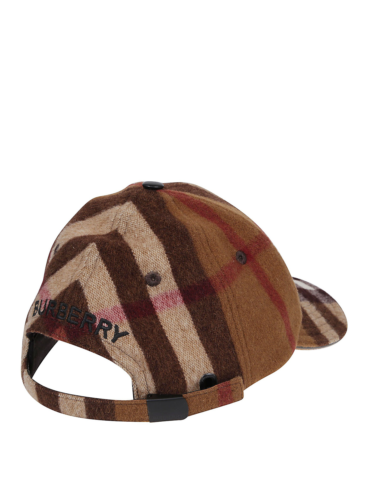Hats & caps Burberry - Tartan patterned wool baseball cap - 8036924