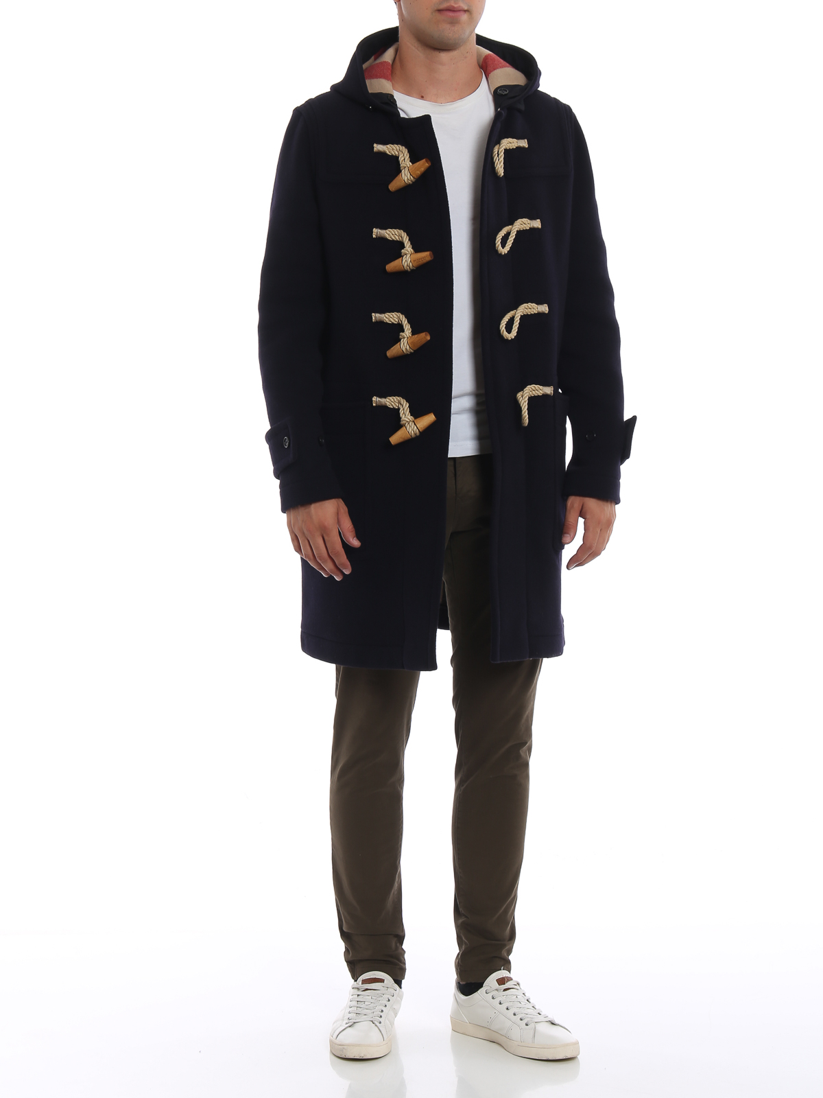 Greenwich navy blue duffle coat 