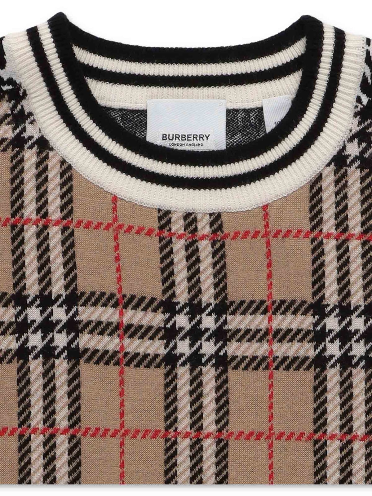 Knitwear Burberry - Knit Leopard pullover in beige - 8029168 