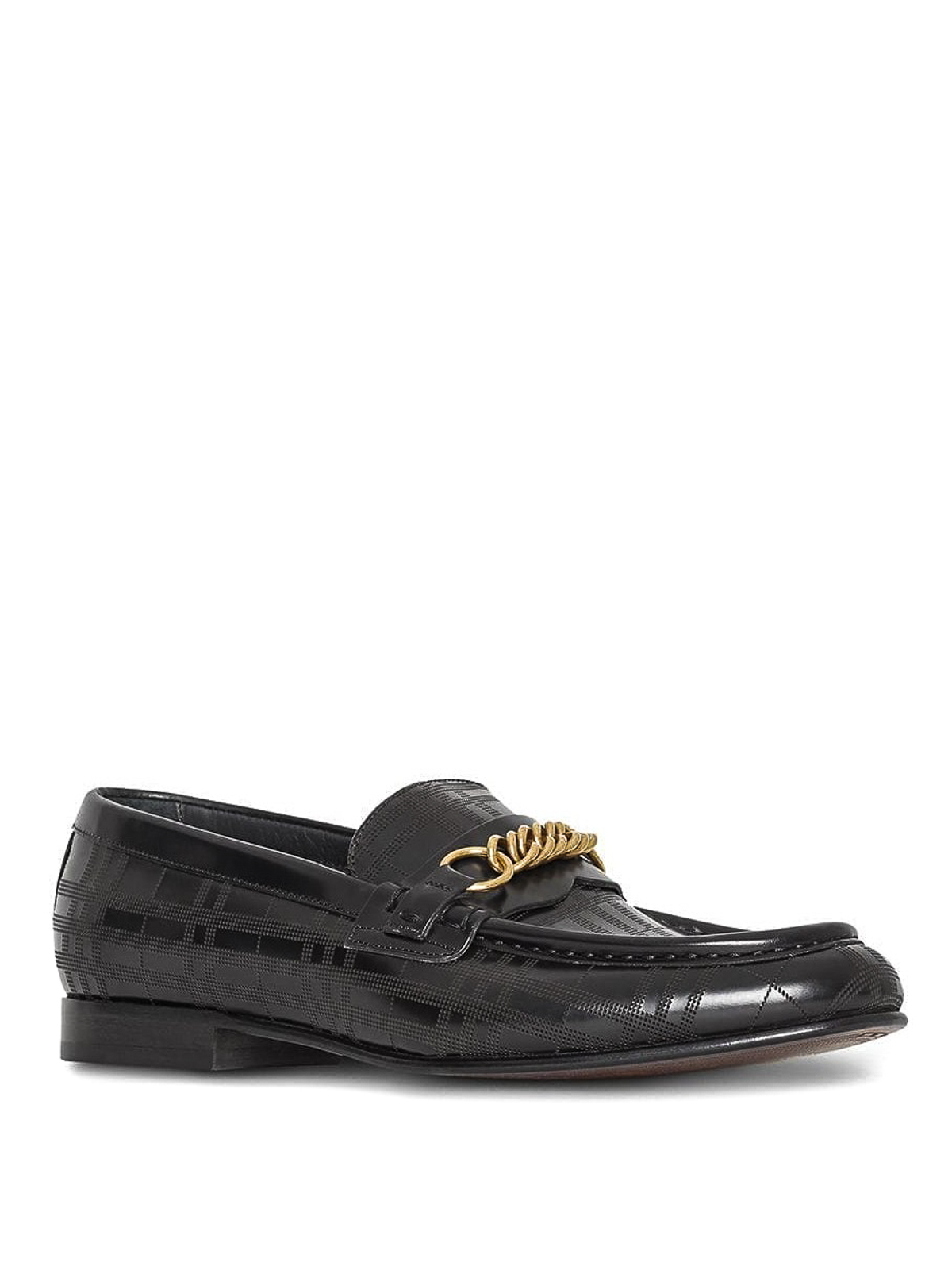 Loafers & Slippers Burberry - Moorley perforated check pattern loafers -  8008163