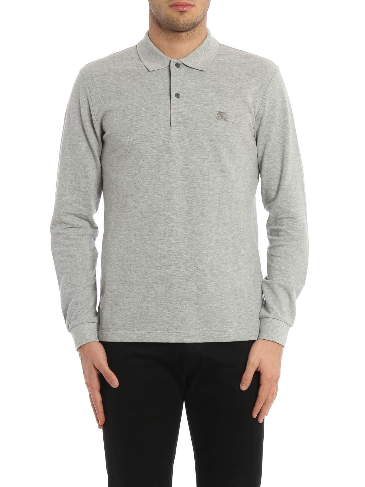 Polo shirts Burberry - Pique cotton long sleeve polo shirt - 39821731003