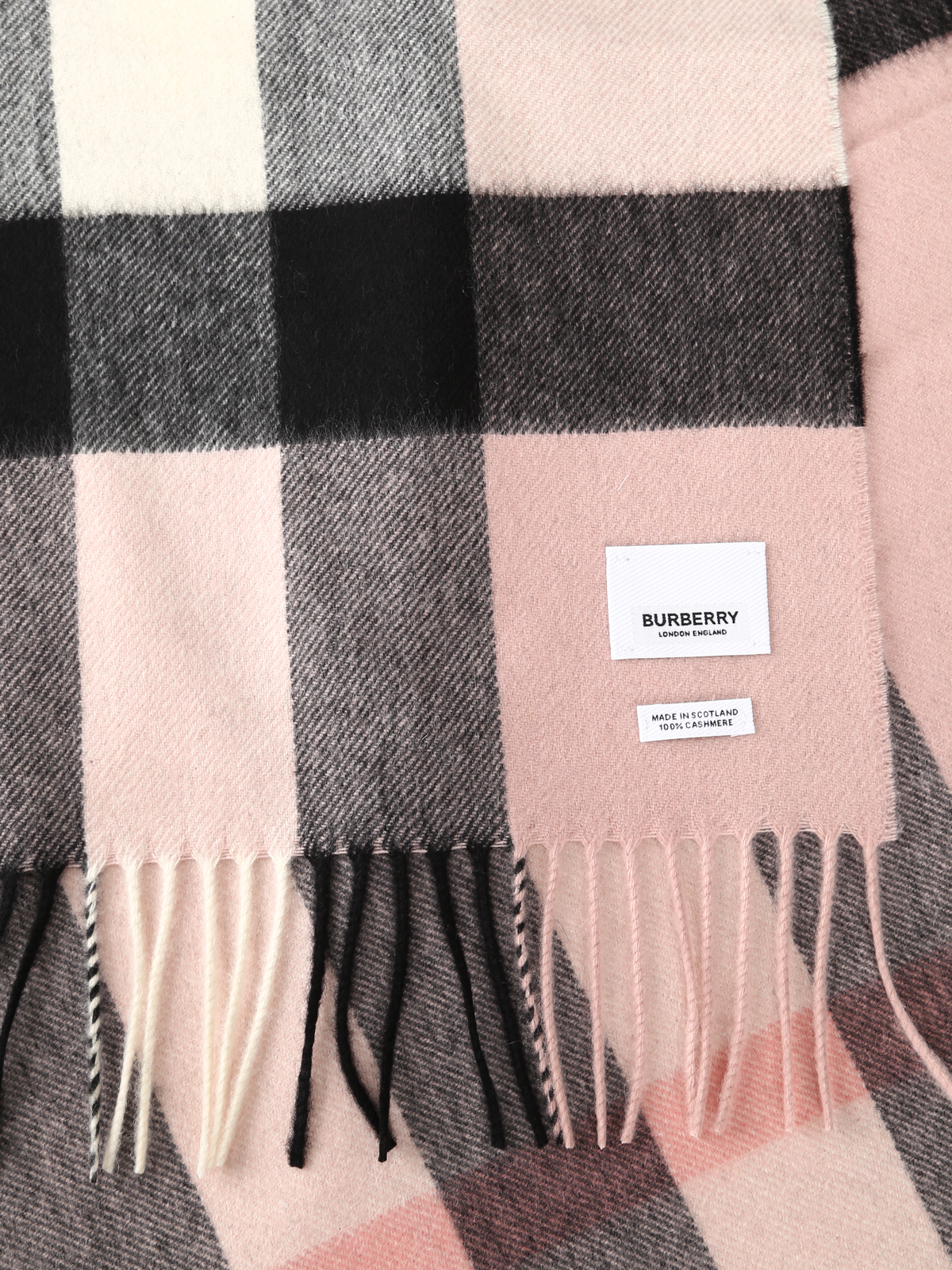 White Womens Scarves and mufflers Burberry Scarves and mufflers Burberry Cashmere Scarf in Pink 