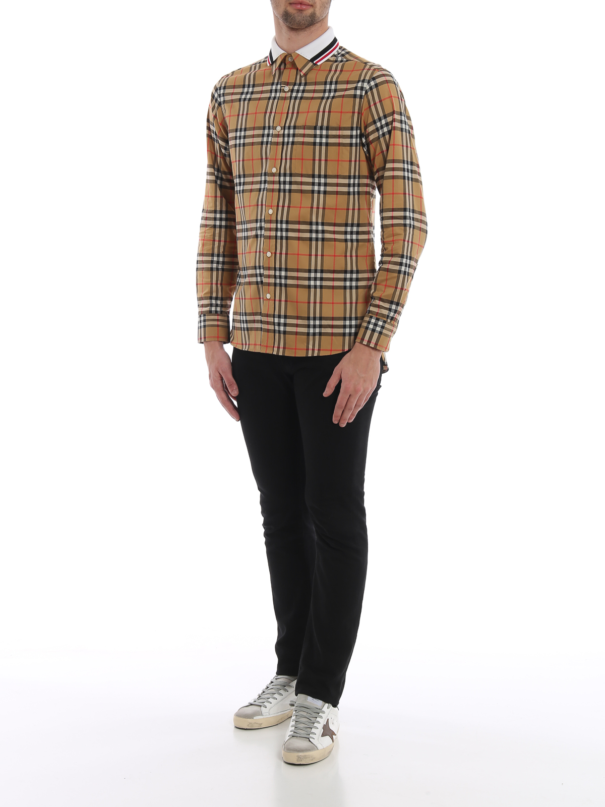 Oplossen Pidgin raket Shirts Burberry - Edward knitted collar shirt - 8004962 | iKRIX.com