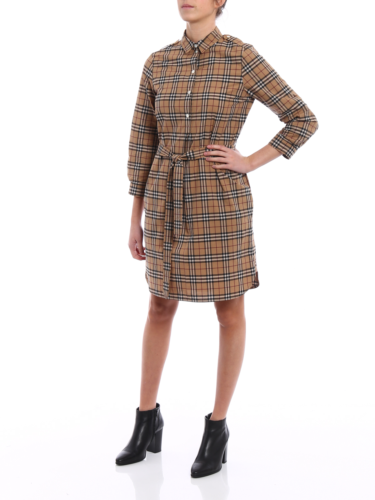 burberry style shirt dress