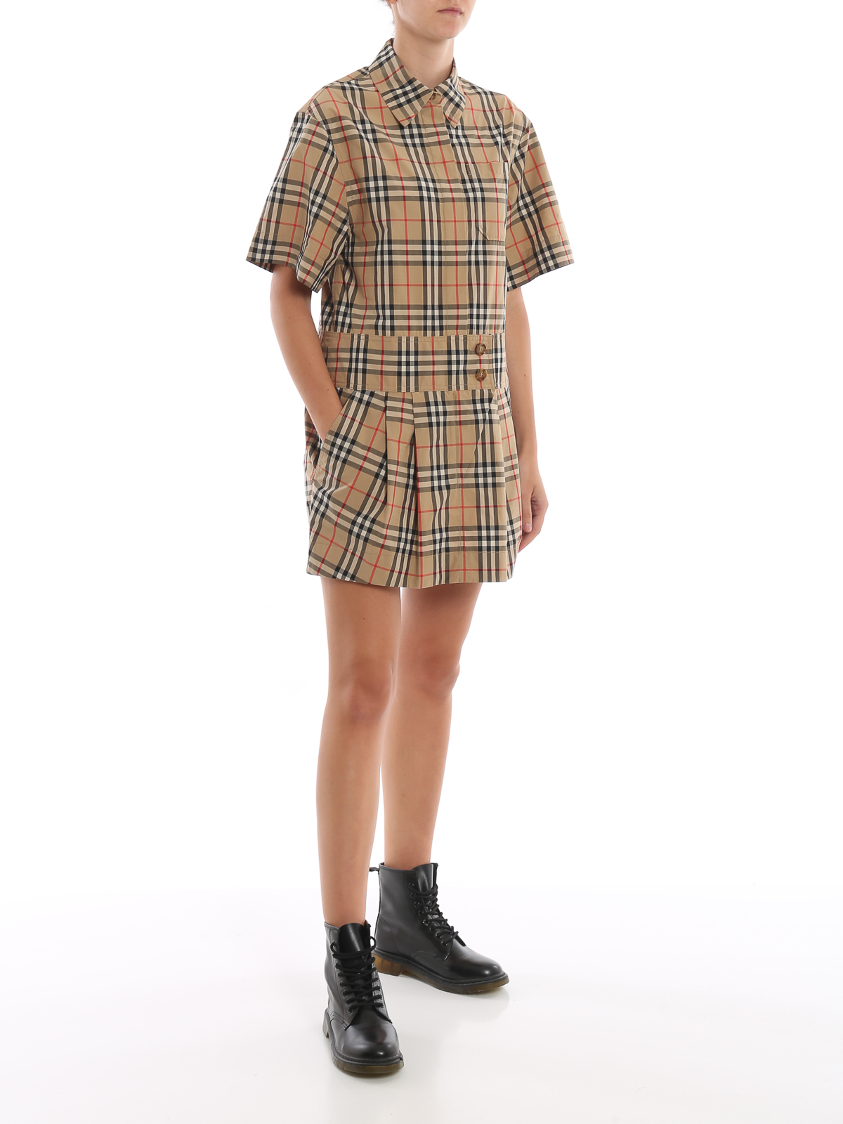 Short dresses Burberry - Vintage check shirt dress - 8014190 