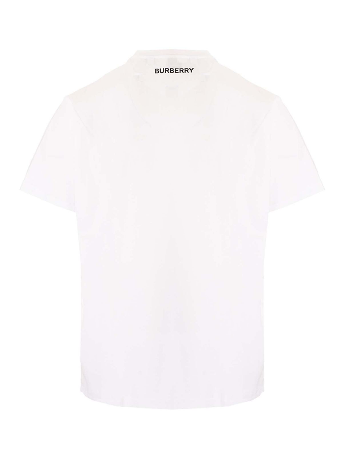 T-shirts Burberry - Mermaid printed t-shirt in white - 4567614 