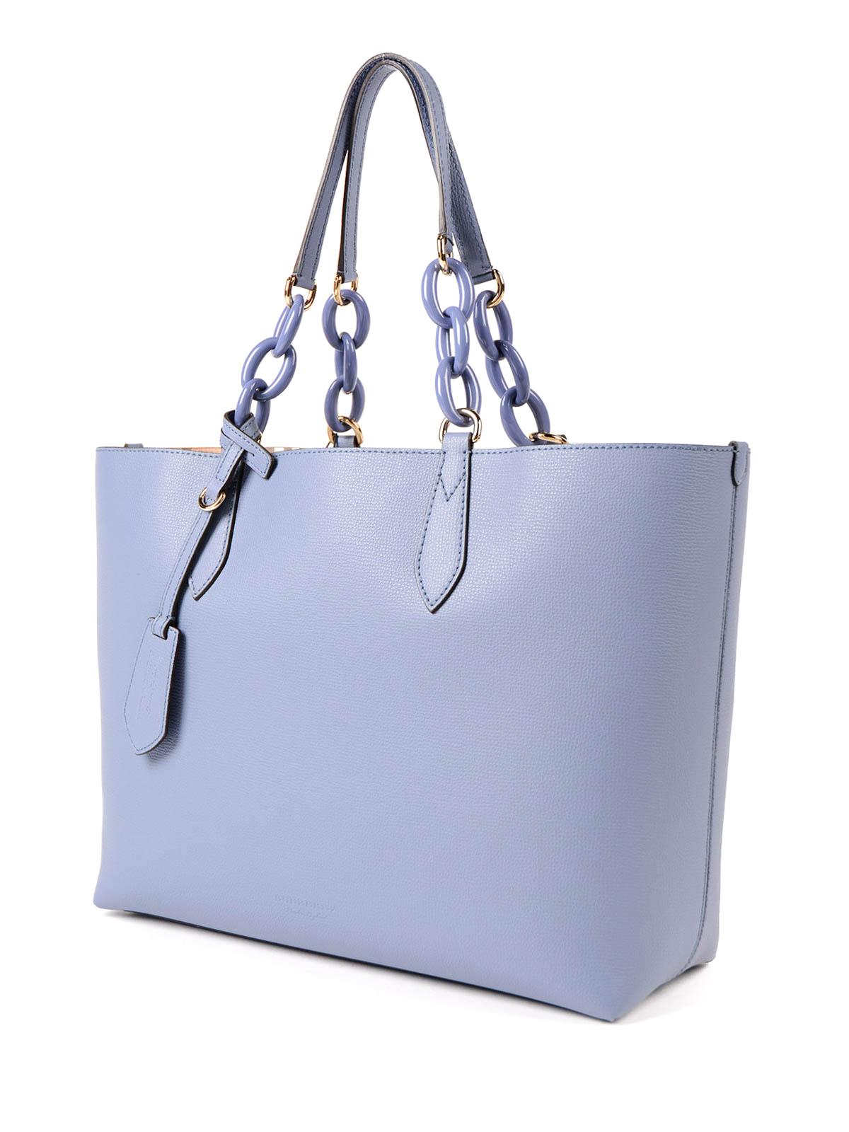 reversible leather tote