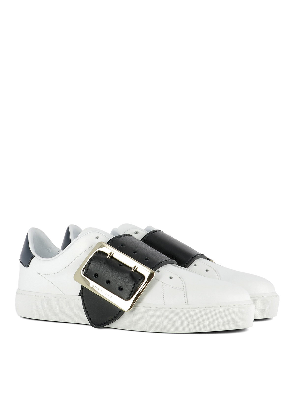 Trainers Burberry - Westford leather sneakers - 4037428 