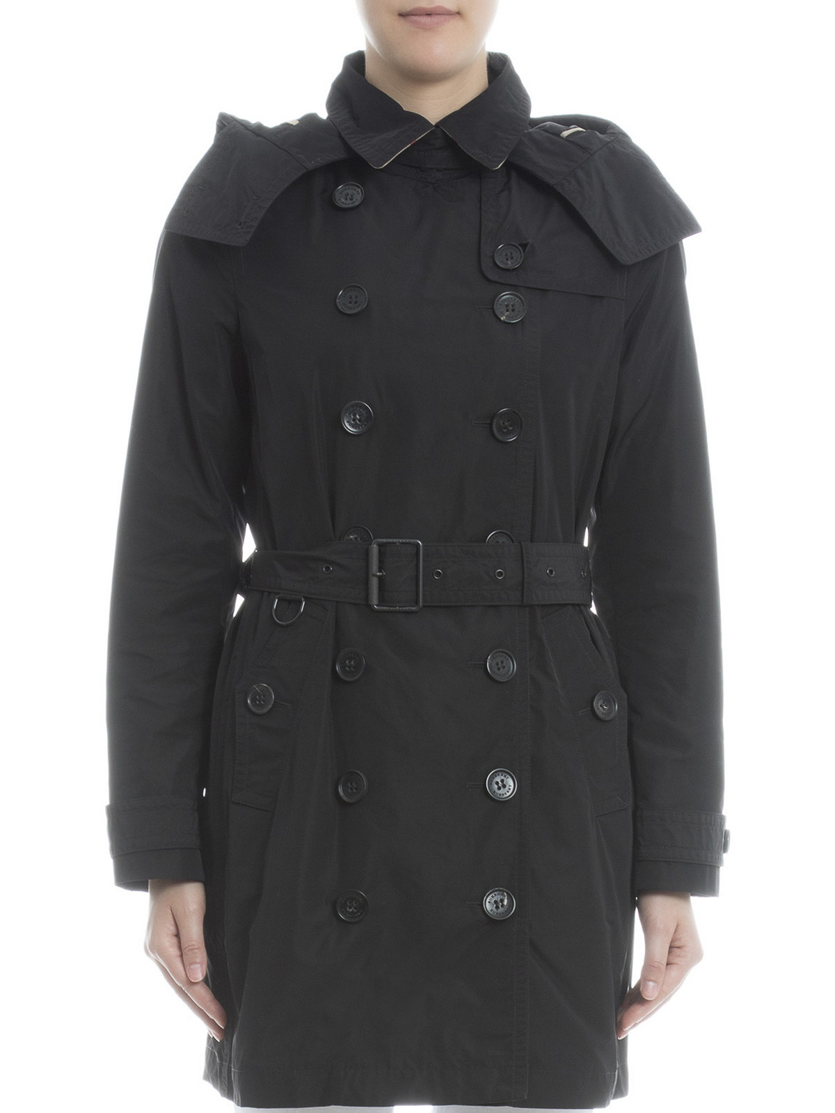 Trench coats Burberry - Detachable hood taffeta trench - 3976241