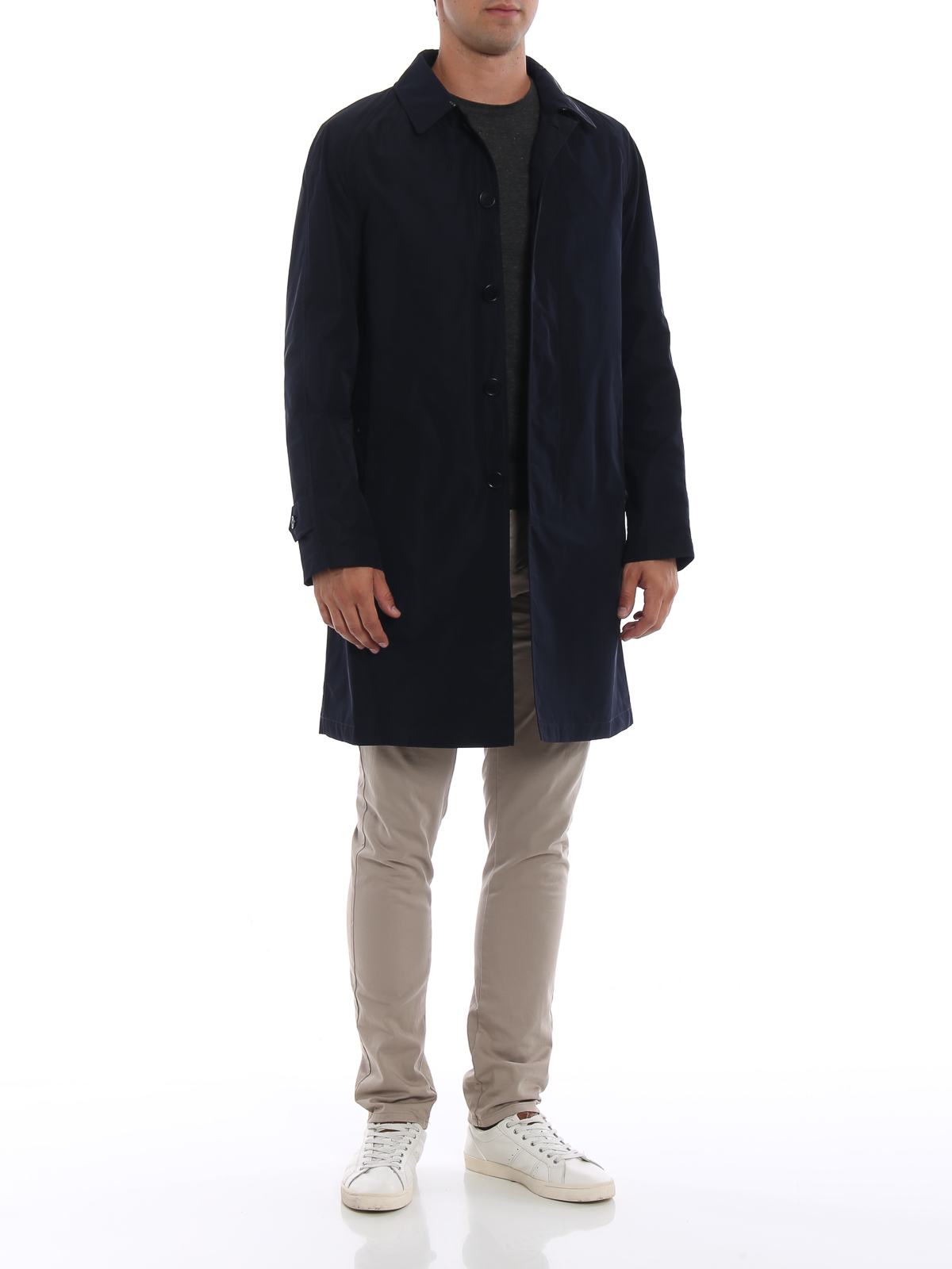 Burberry - Hampstead navy trench with 