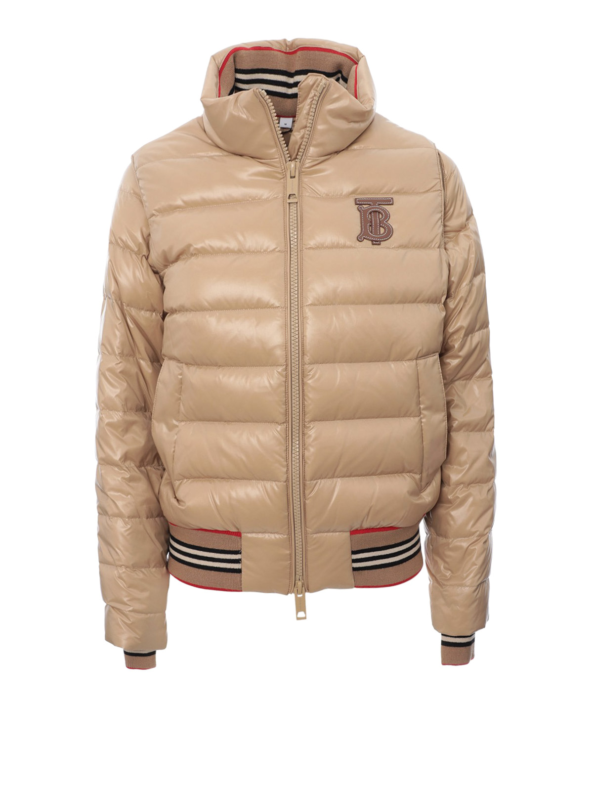 Padded jackets Burberry - Hessle puffer jacket with removable sleeves ...