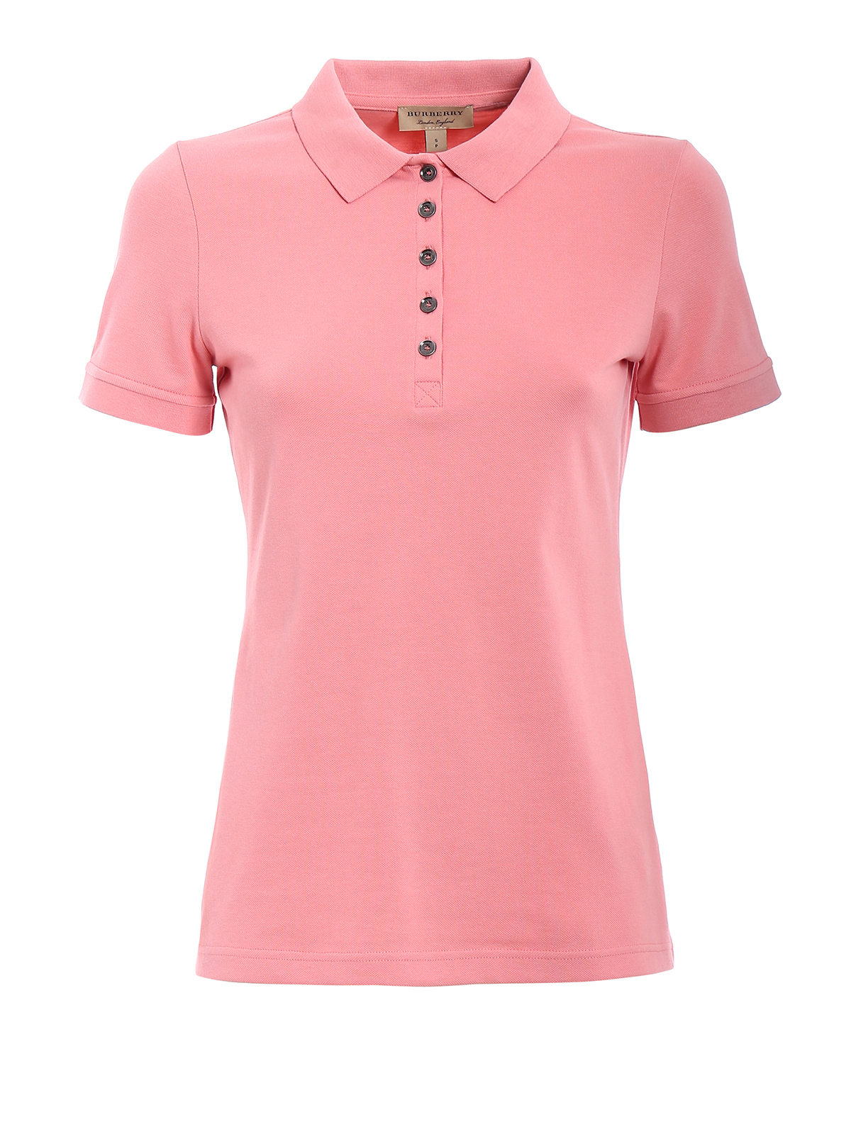 Polo shirts Burberry - Carnation pink cotton polo shirt - 4015273