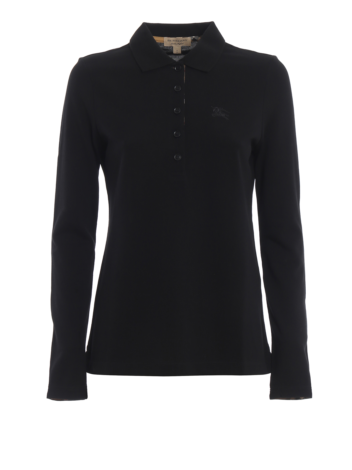 Polo shirts Burberry - Zulia black long sleeve polo shirt - 8004798