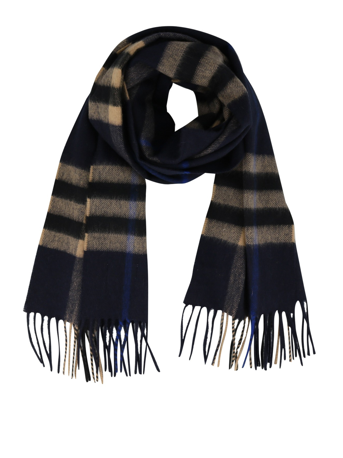Scarves Burberry - Check pattern cashmere scarf - 8022346 | iKRIX.com