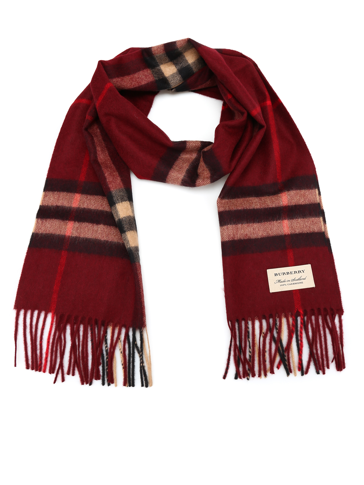 Burberry - Giant Check cashmere scarf - scarves - 3826754