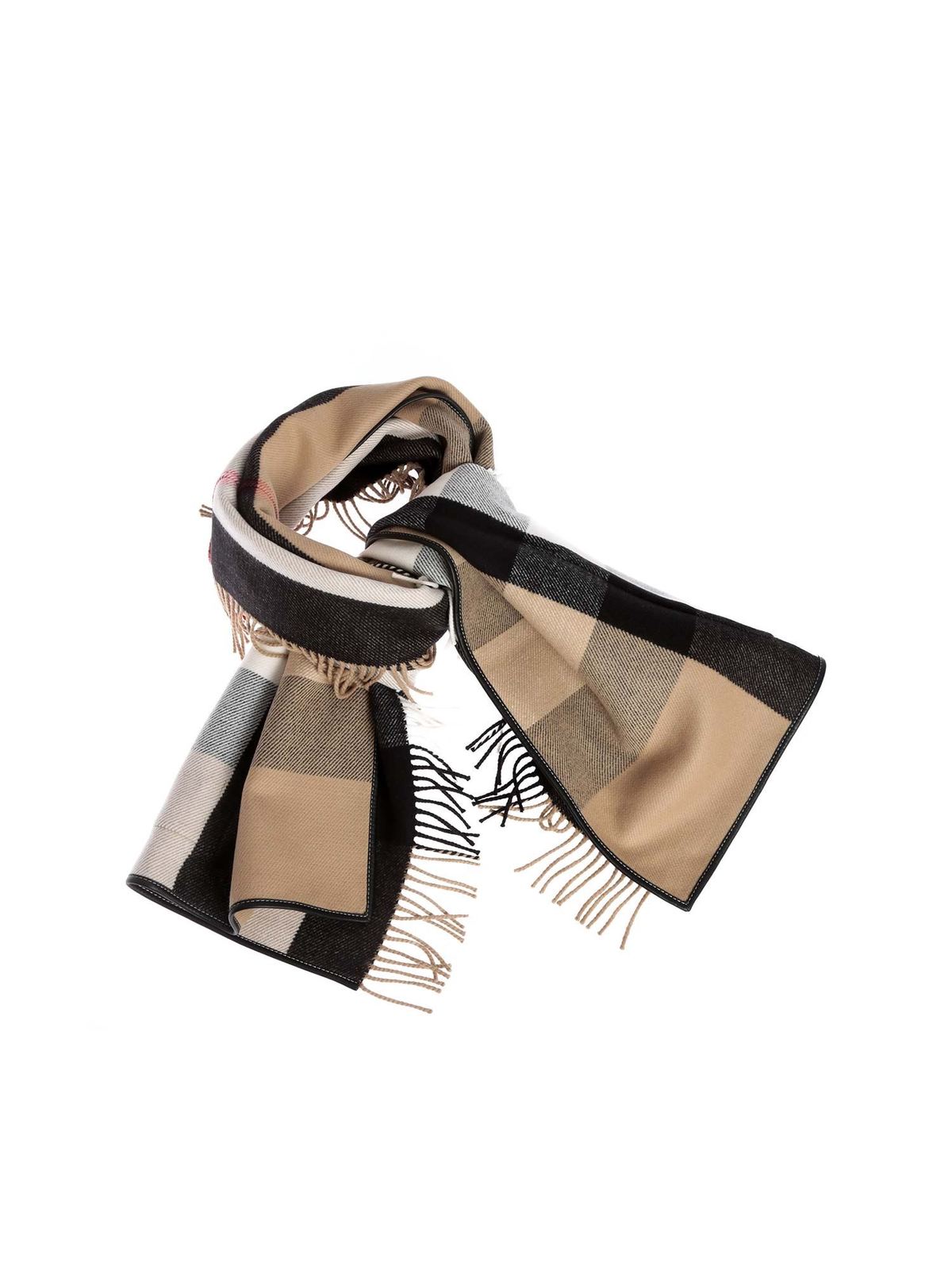 Scarves Burberry - Half Mega Pocket scarf in Archive Beige color - 8021949