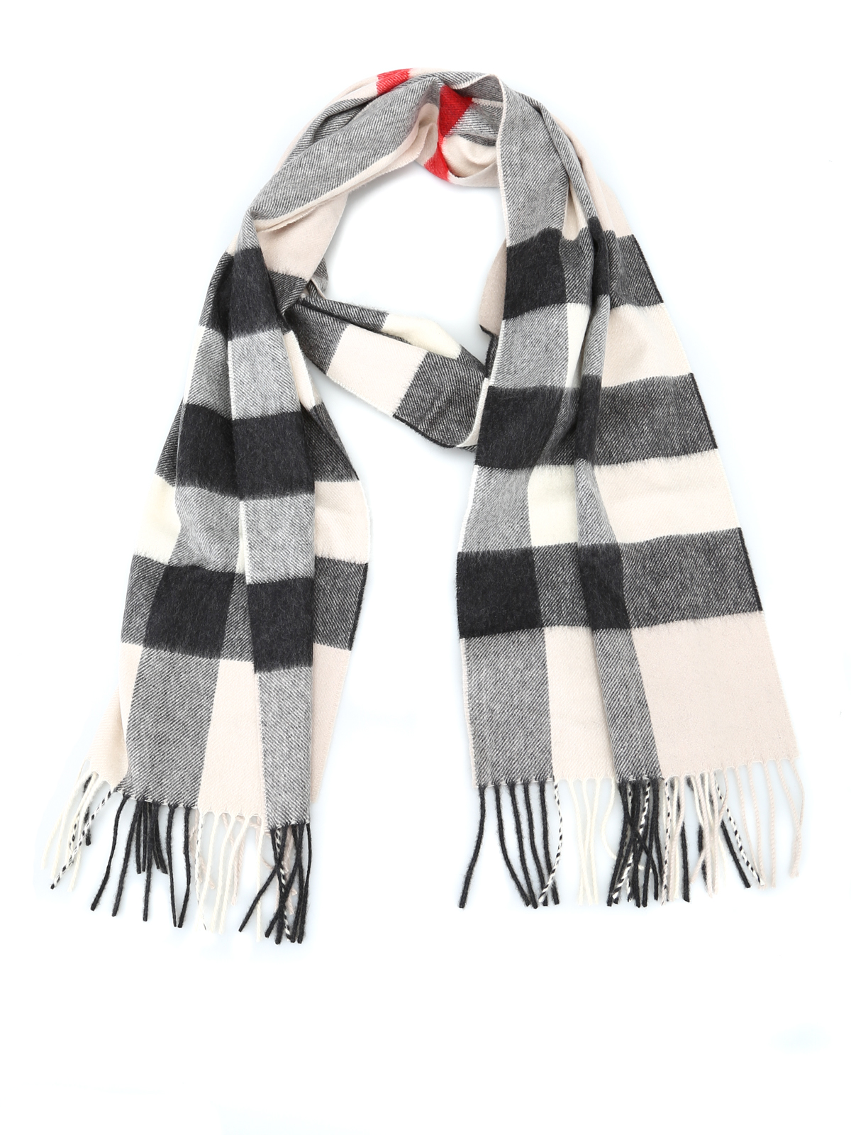 Scarves Burberry - Half mega stone check cashmere scarf - 4031045
