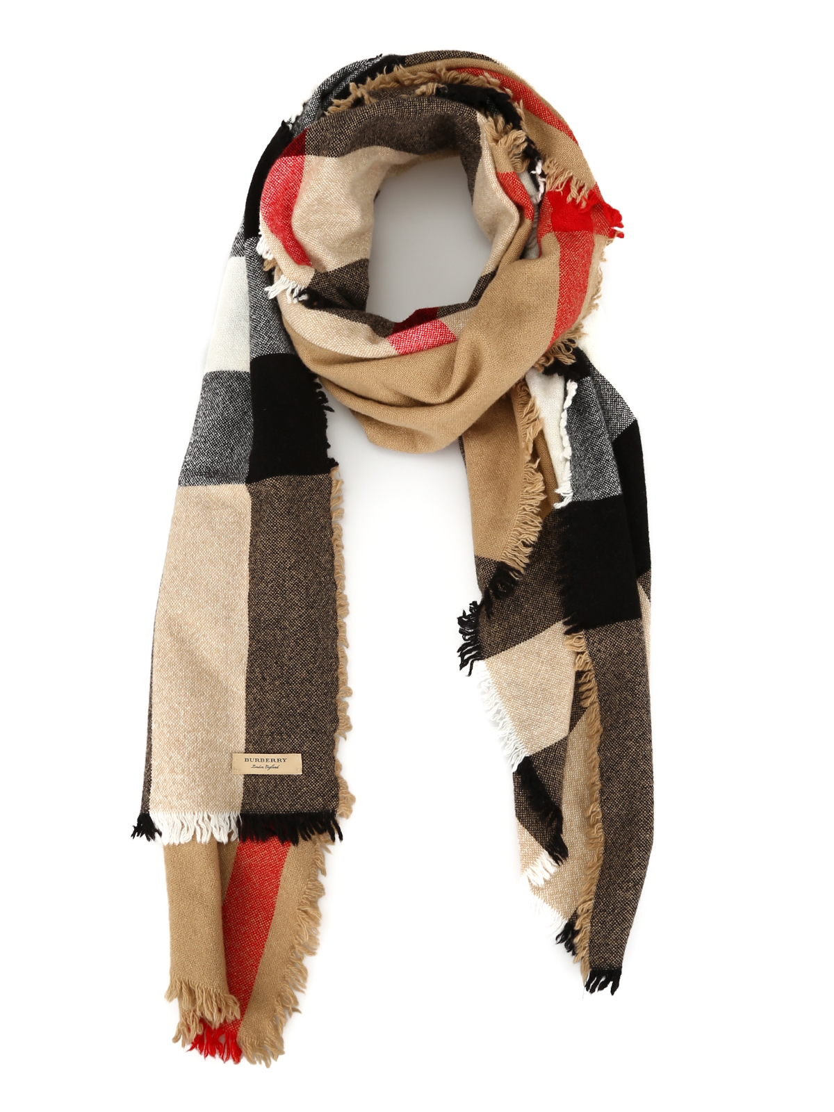 burberry wool and cashmere scarf