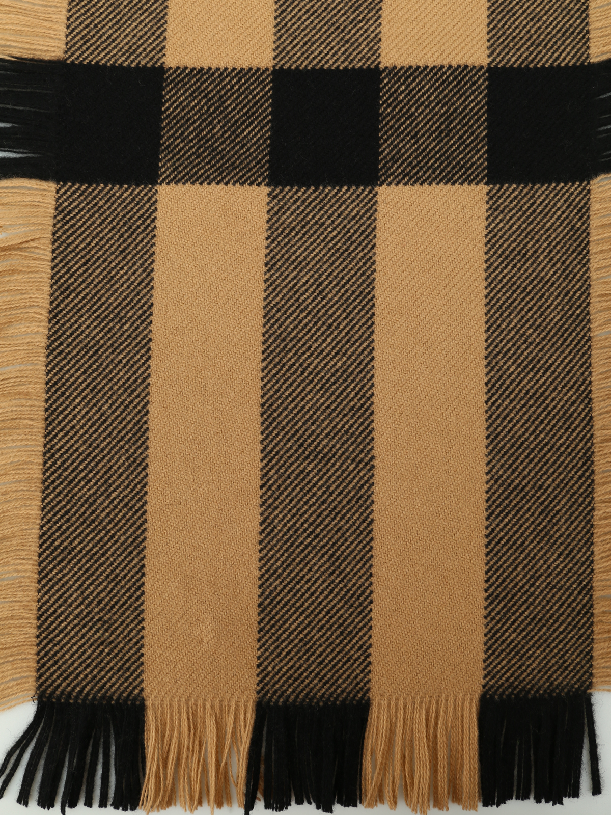 burberry beige plaid wool scarf