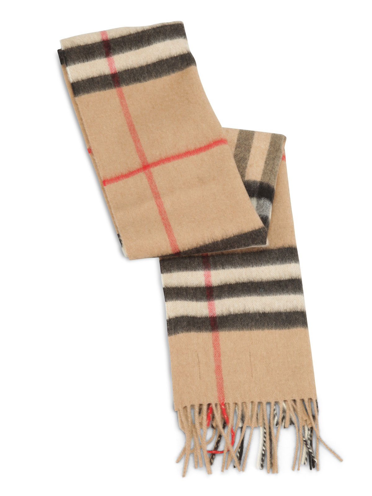 Heritage Check Cashmere Scarf by Burberry - scarves | iKRIX