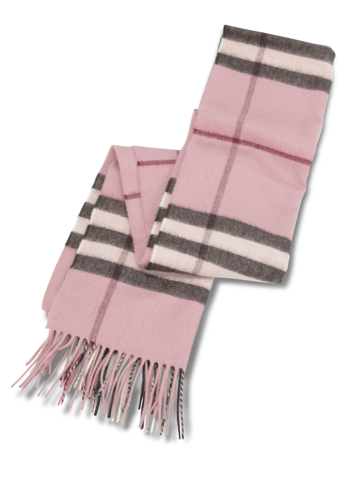 pink burberry scarf