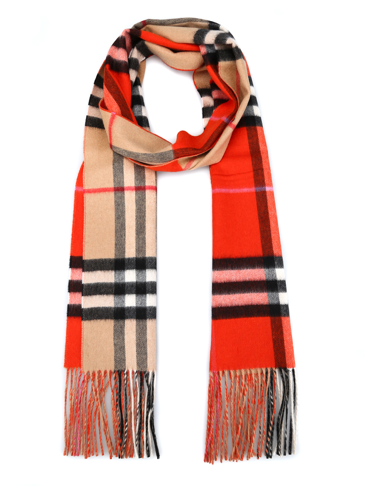 burberry orange scarf