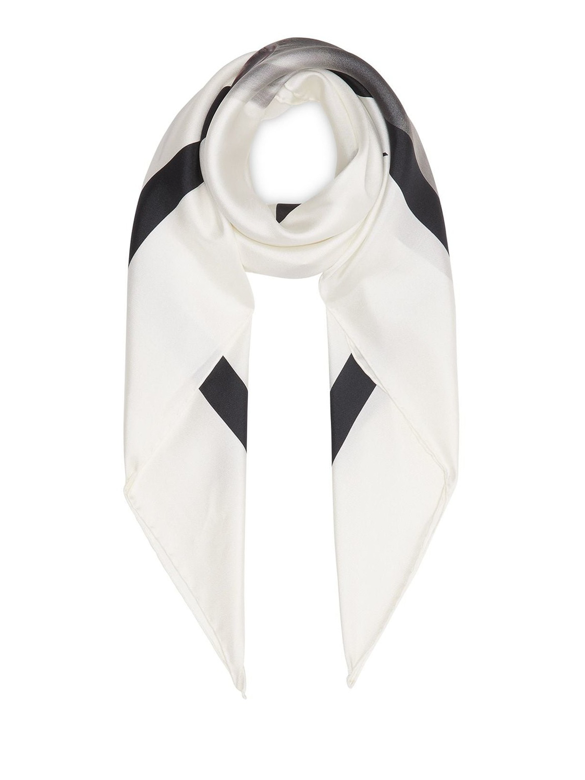 Scarves Burberry - Unicorn print silk square scarf - 8011838 