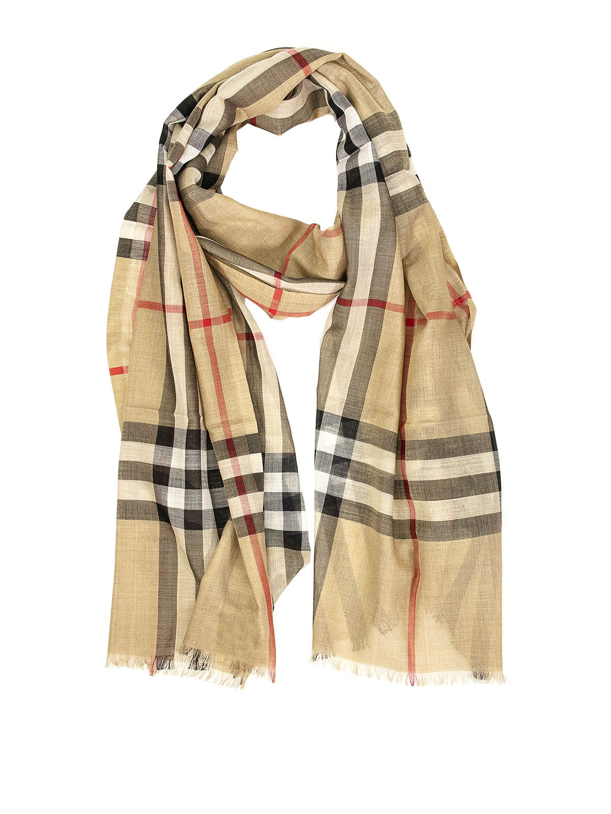 burberry patterned scarf