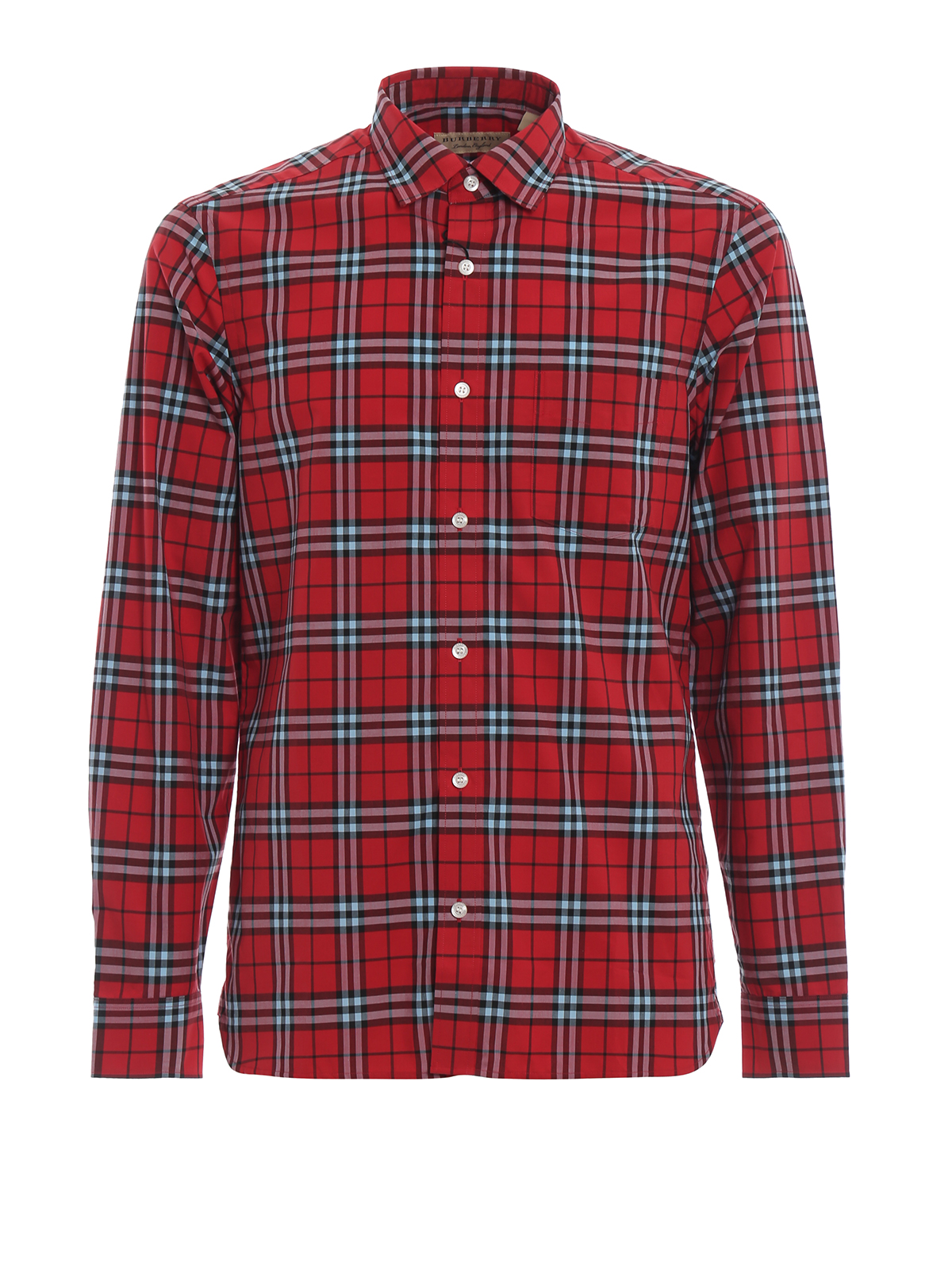 Shirts Burberry - Alexander red tartan cotton shirt - 8003101 