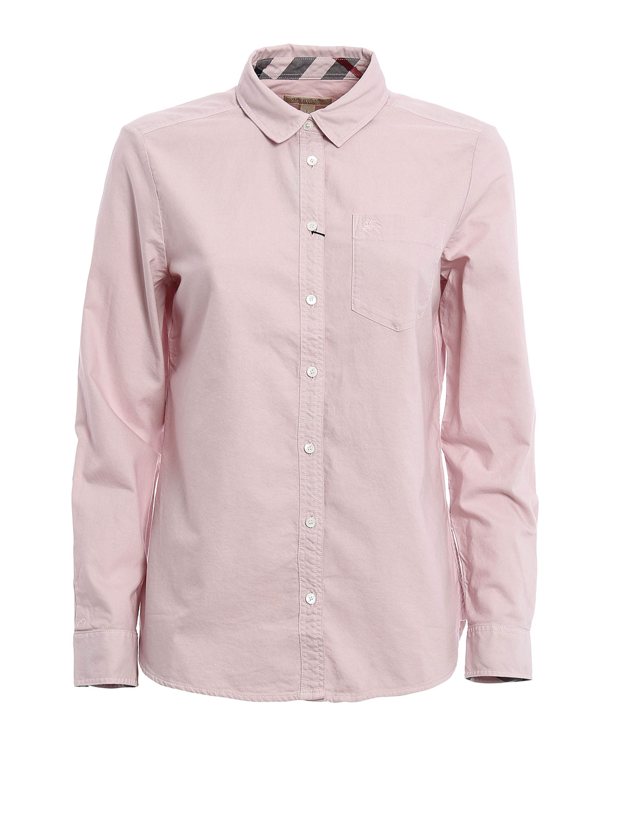 Camisas Burberry - Camisa Rosada Para Mujer - 40030371 
