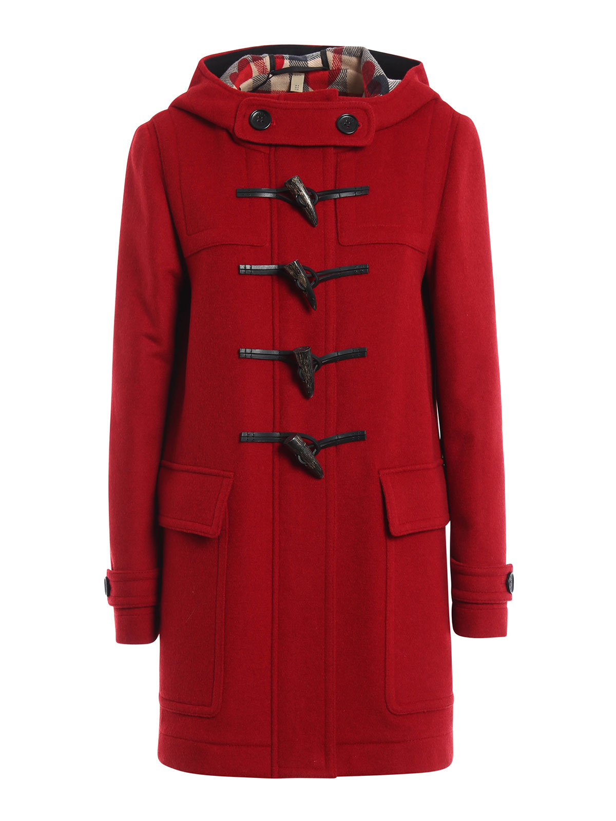Abrigos cortos Burberry - Abrigo Corto Rojo Para Mujer -