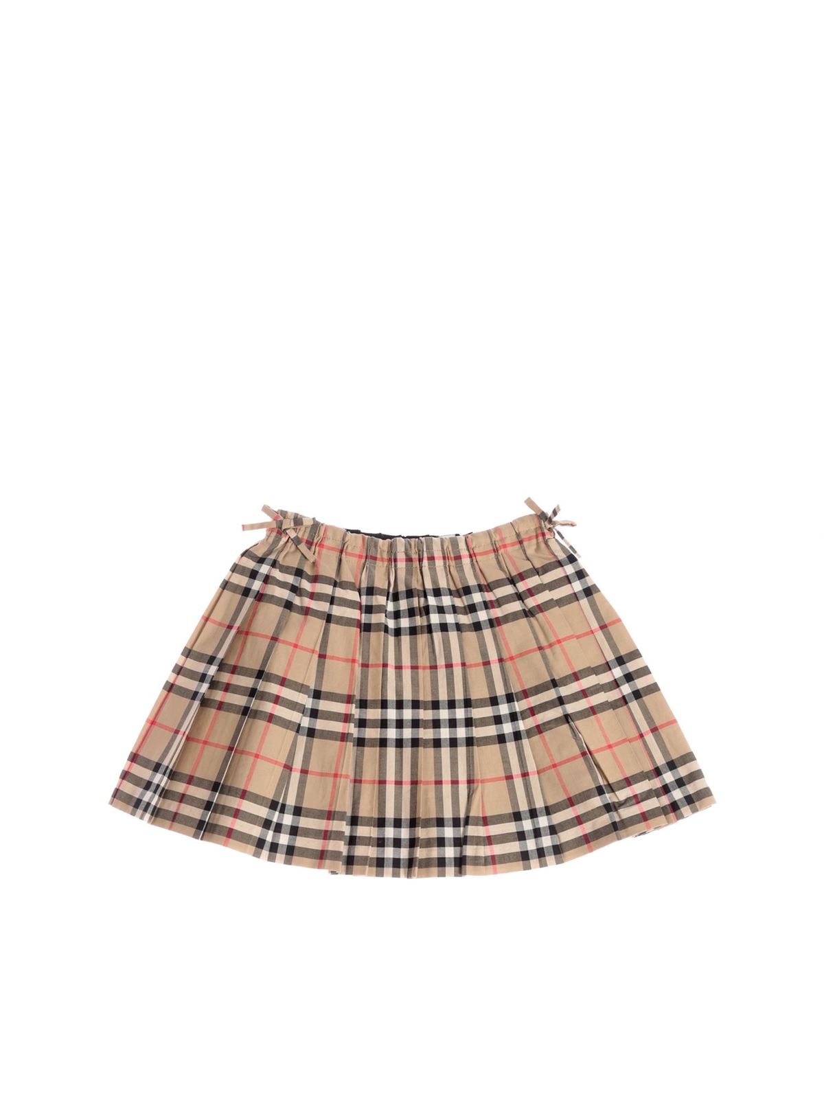 burberry vintage check pleated skirt