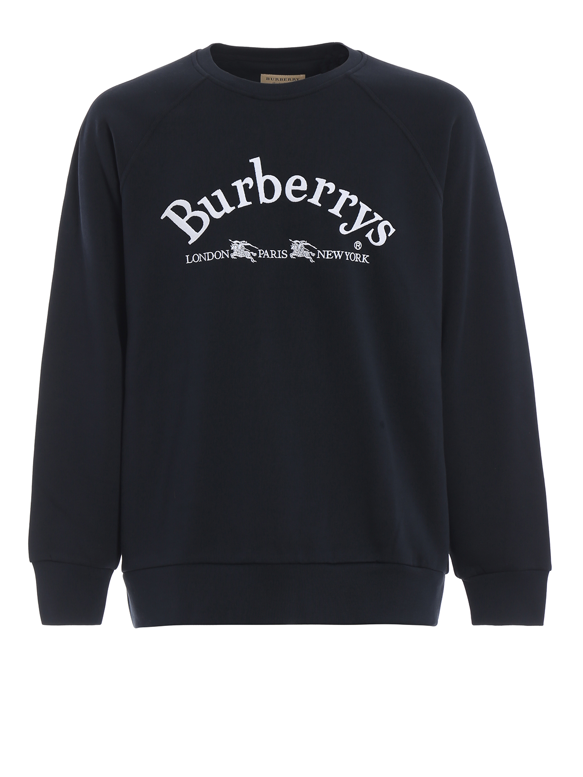 Toneelschrijver Overeenkomstig met Iedereen Sweatshirts & Sweaters Burberry - Battarni Burberrys embroidery navy  sweatshirt - 8003016
