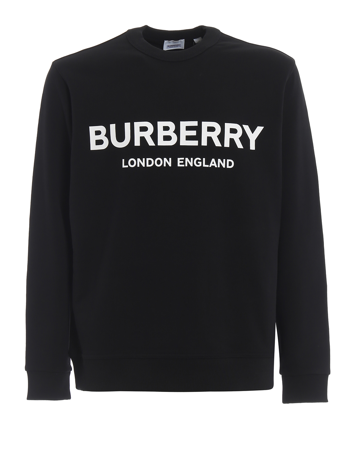 BURBERRY BLACK LANSLOW LOGO SWEATSHIRT