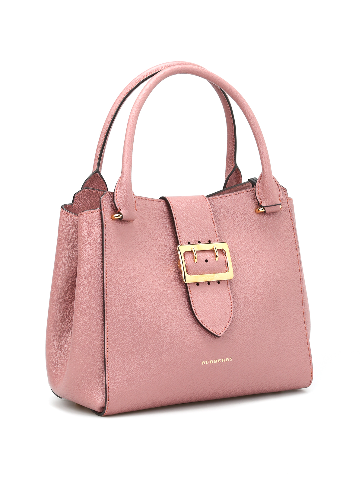 The Buckle medium leather tote by Burberry - totes bags | iKRIX