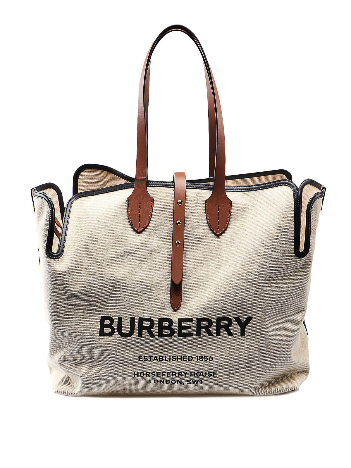 burberry large canvas tote