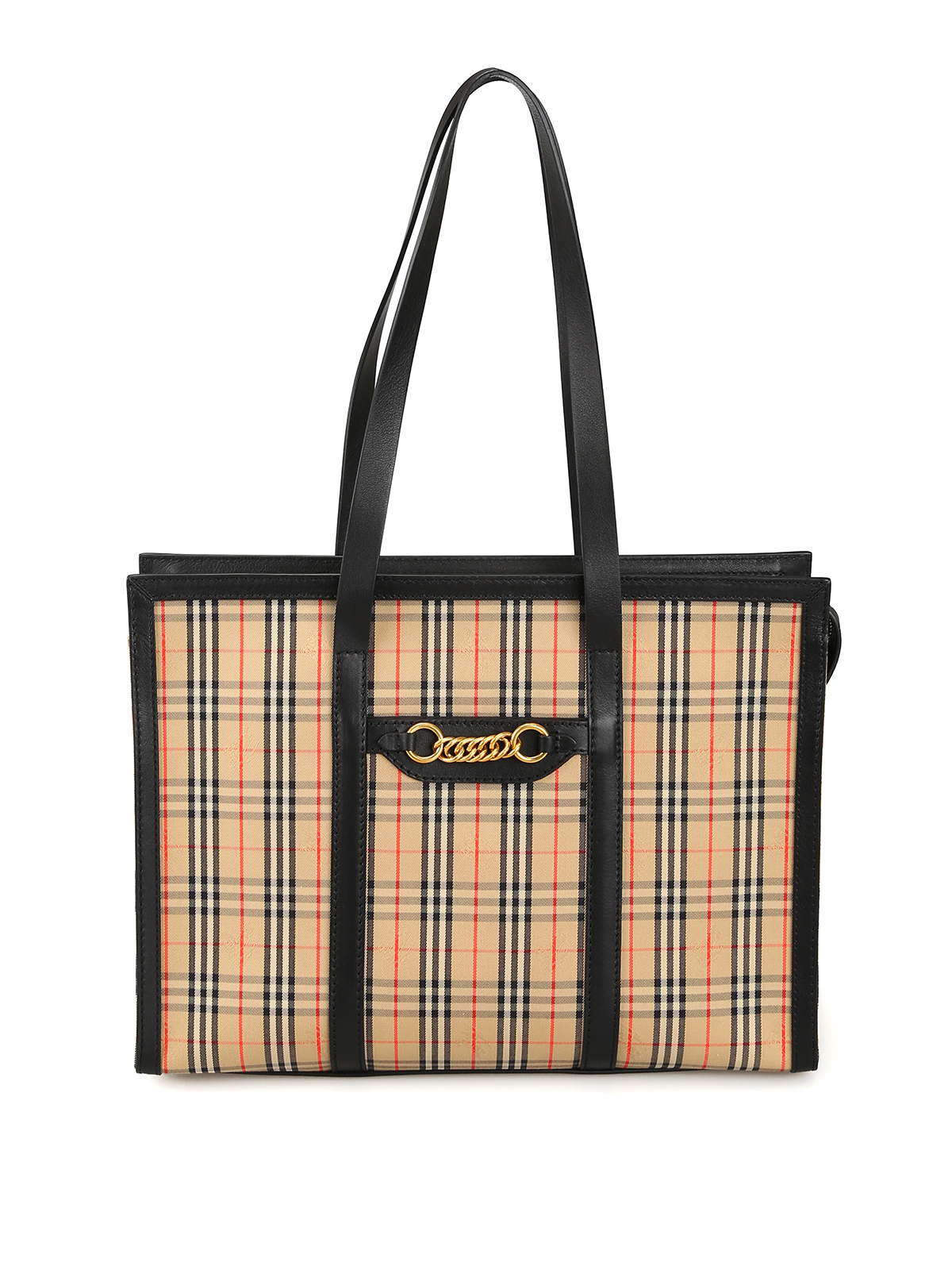 Totes bags Burberry - Vintage check Link zip tote - 8006411 