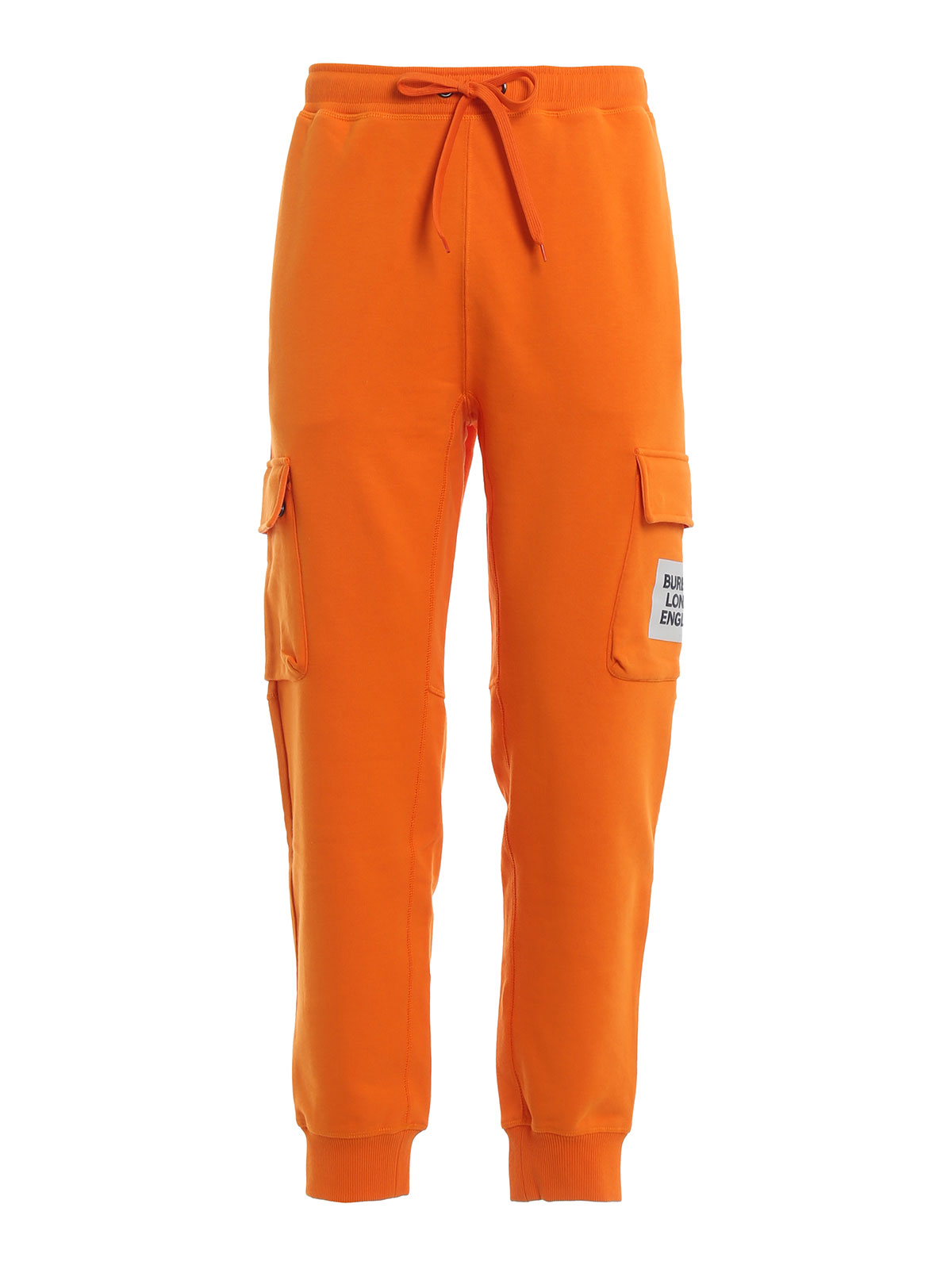 Tracksuit bottoms Burberry - Bright orange Foster track pants - 8016902