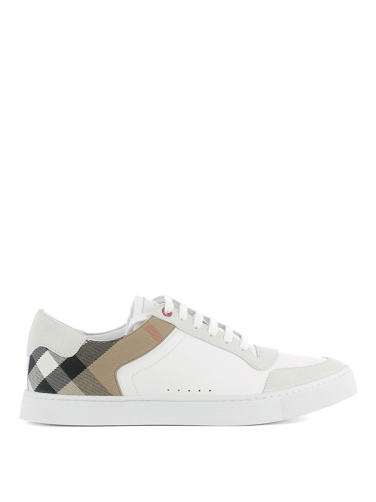 Burberry - Lace-up leather sneakers 