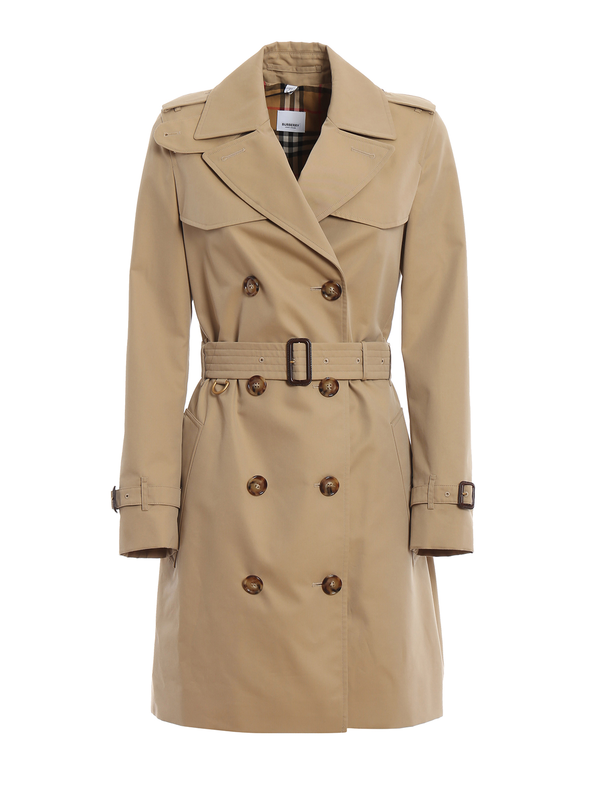 short burberry trench