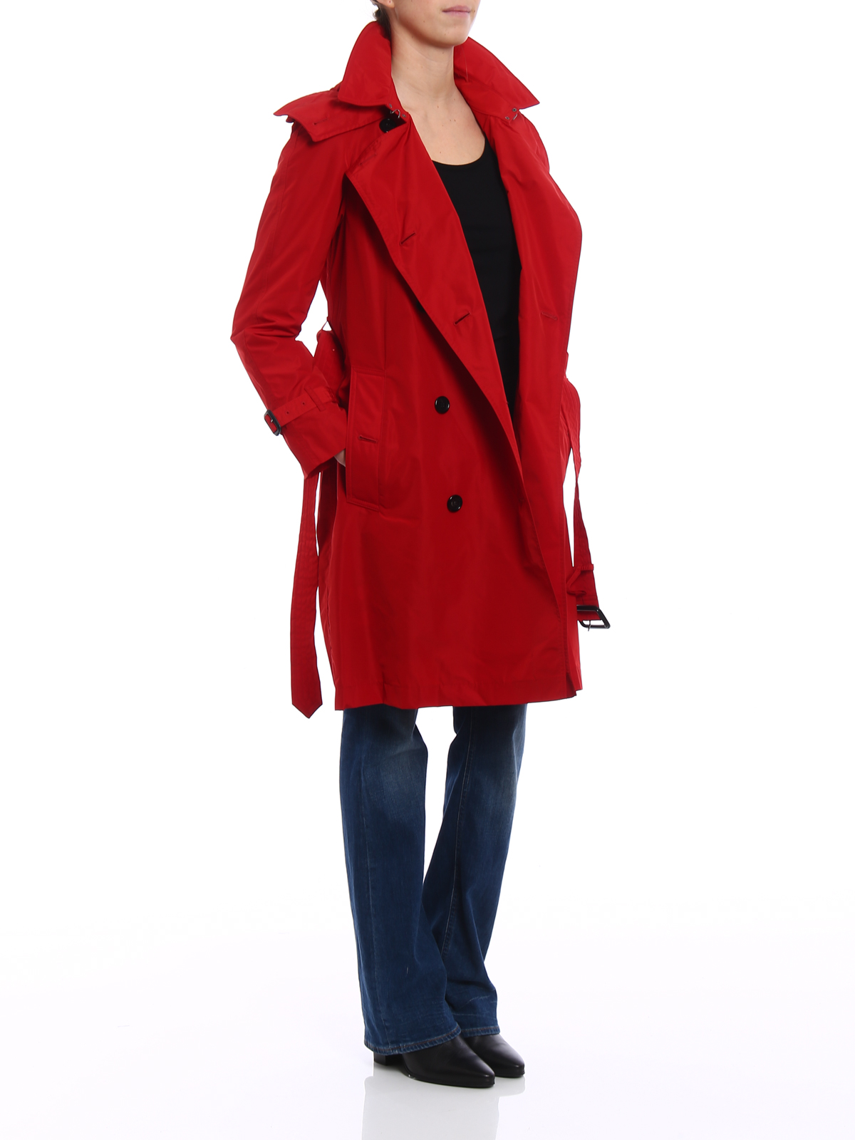 burberry trench coat red