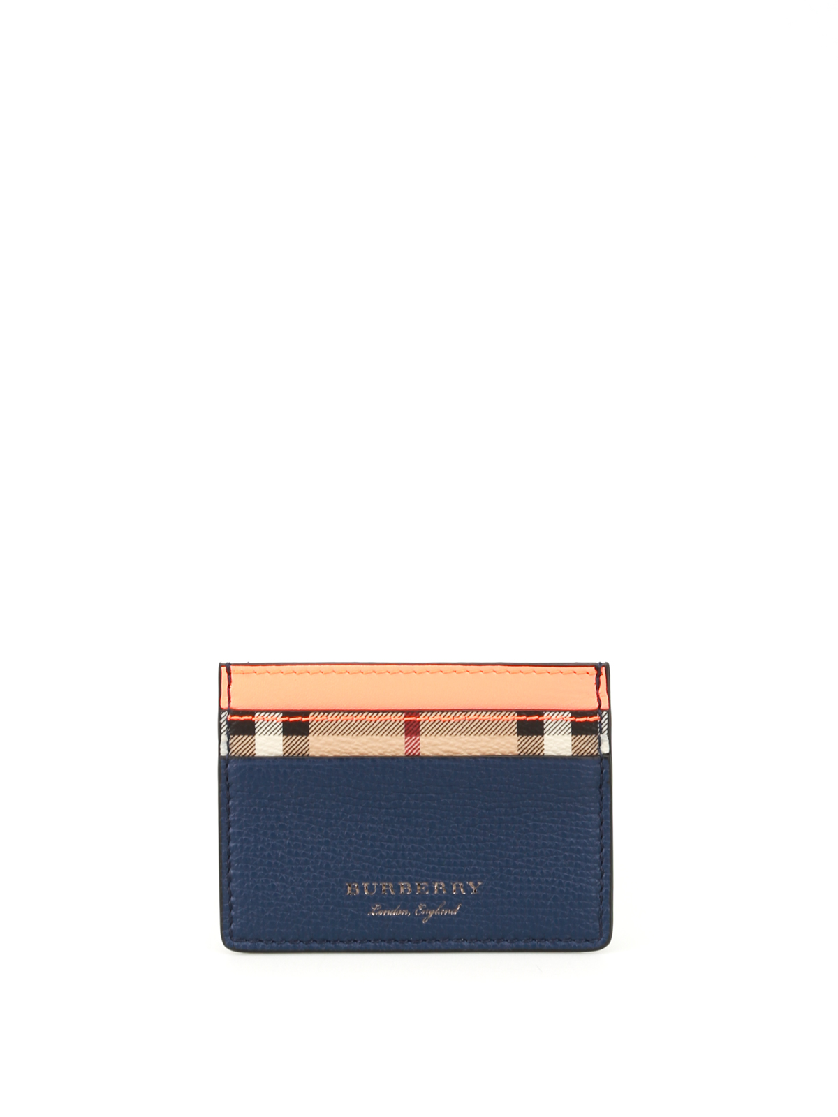 Wallets & purses Burberry - Sandon tricolour card holder -  4065211BRIGHTORANGE