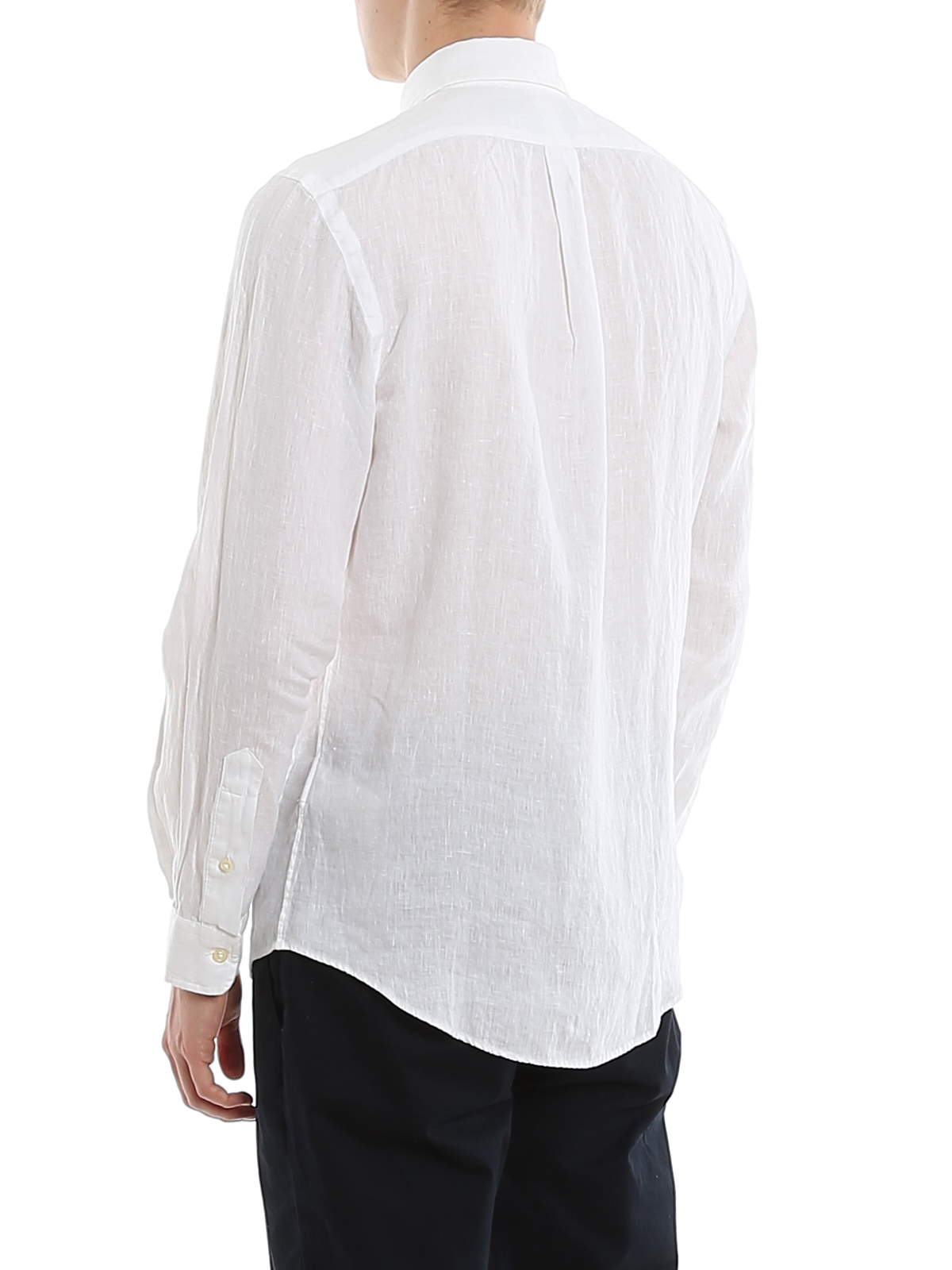 Polo Ralph Lauren - Button down collar linen shirt - shirts - 710794142001