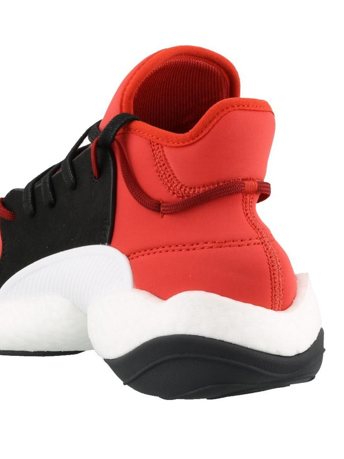 Trainers Adidas Y-3 - Byw B-Ball Red Black And White Sneakers - Bc0338