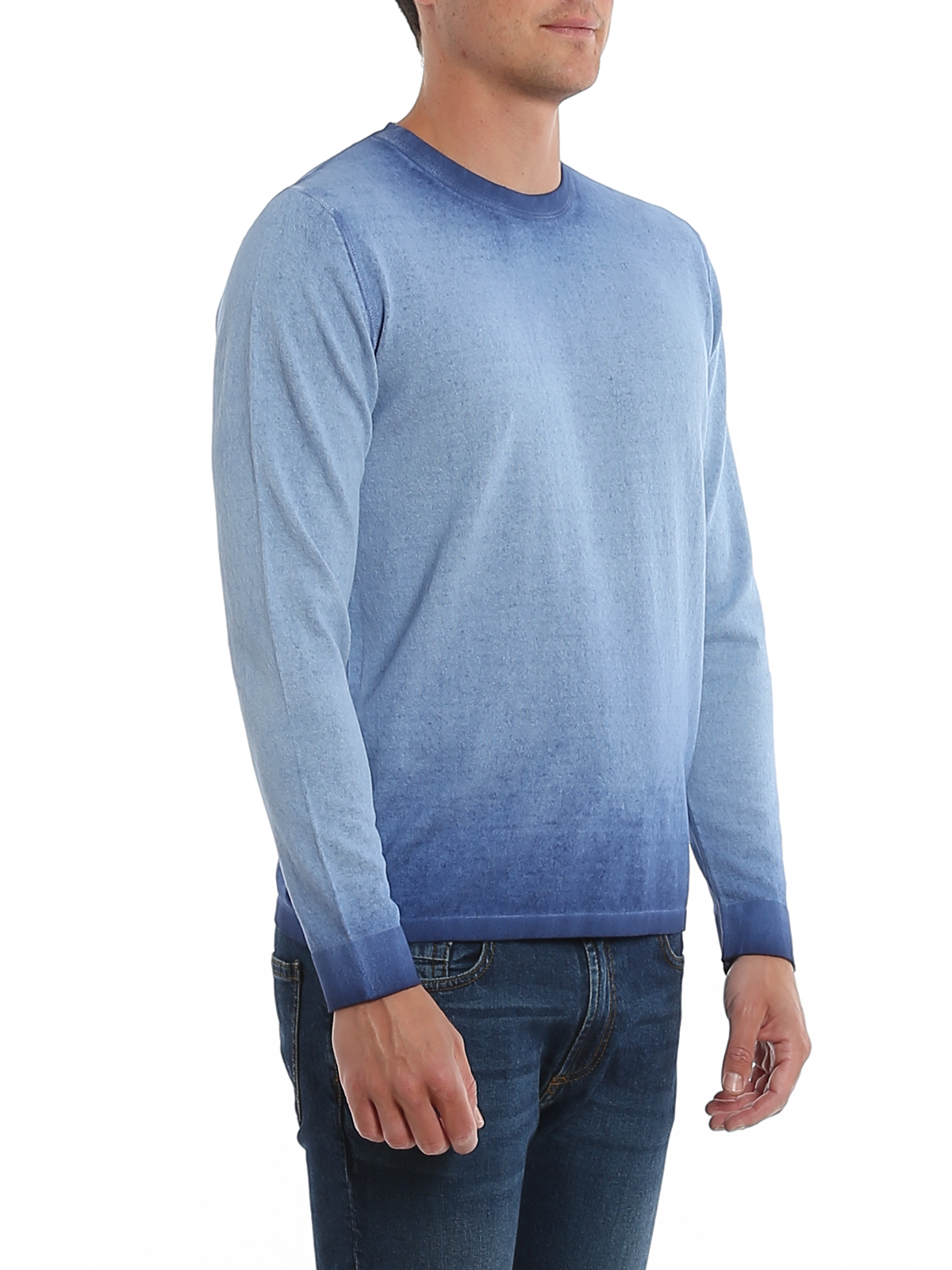 Cp Company Mens 06CMKN080A004037ANAVY Blue Cotton Jumper 