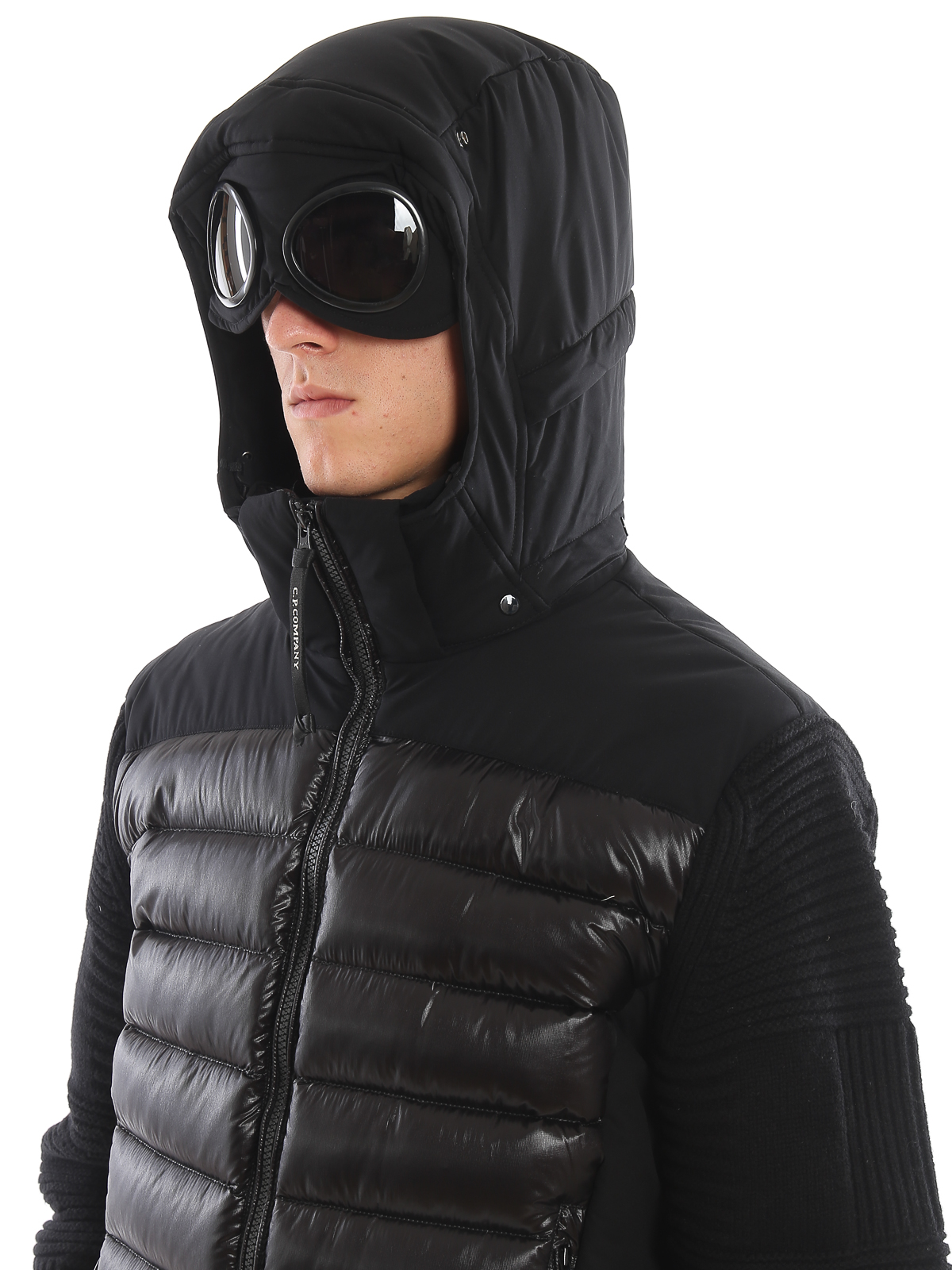 cp company goggle hoodie junior