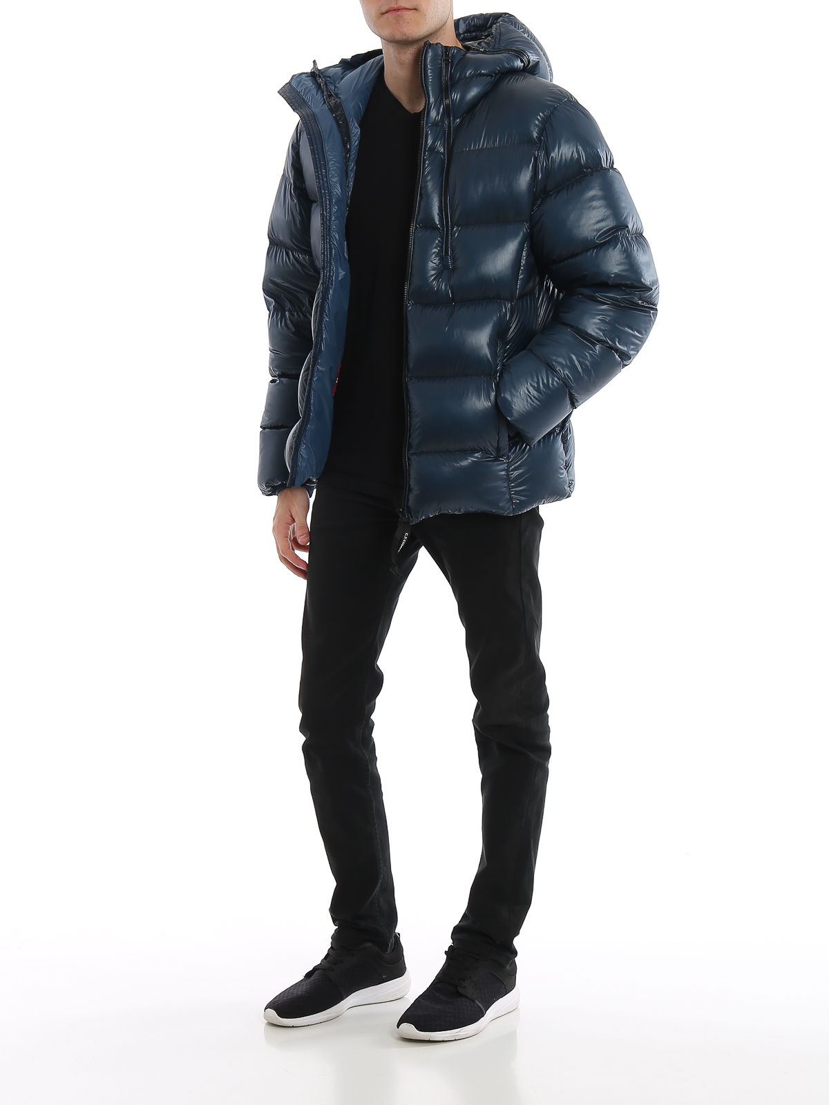 cp company nylon outline puffer jacket