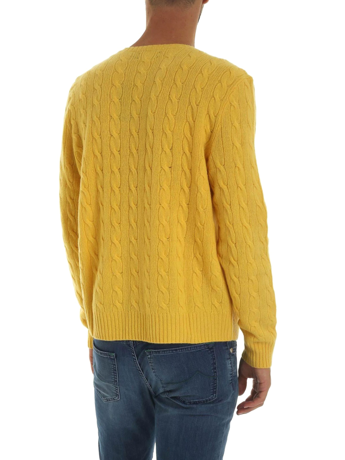 Crew necks Polo Ralph Lauren - Cable knit wool and cashmere sweater -  710719546003