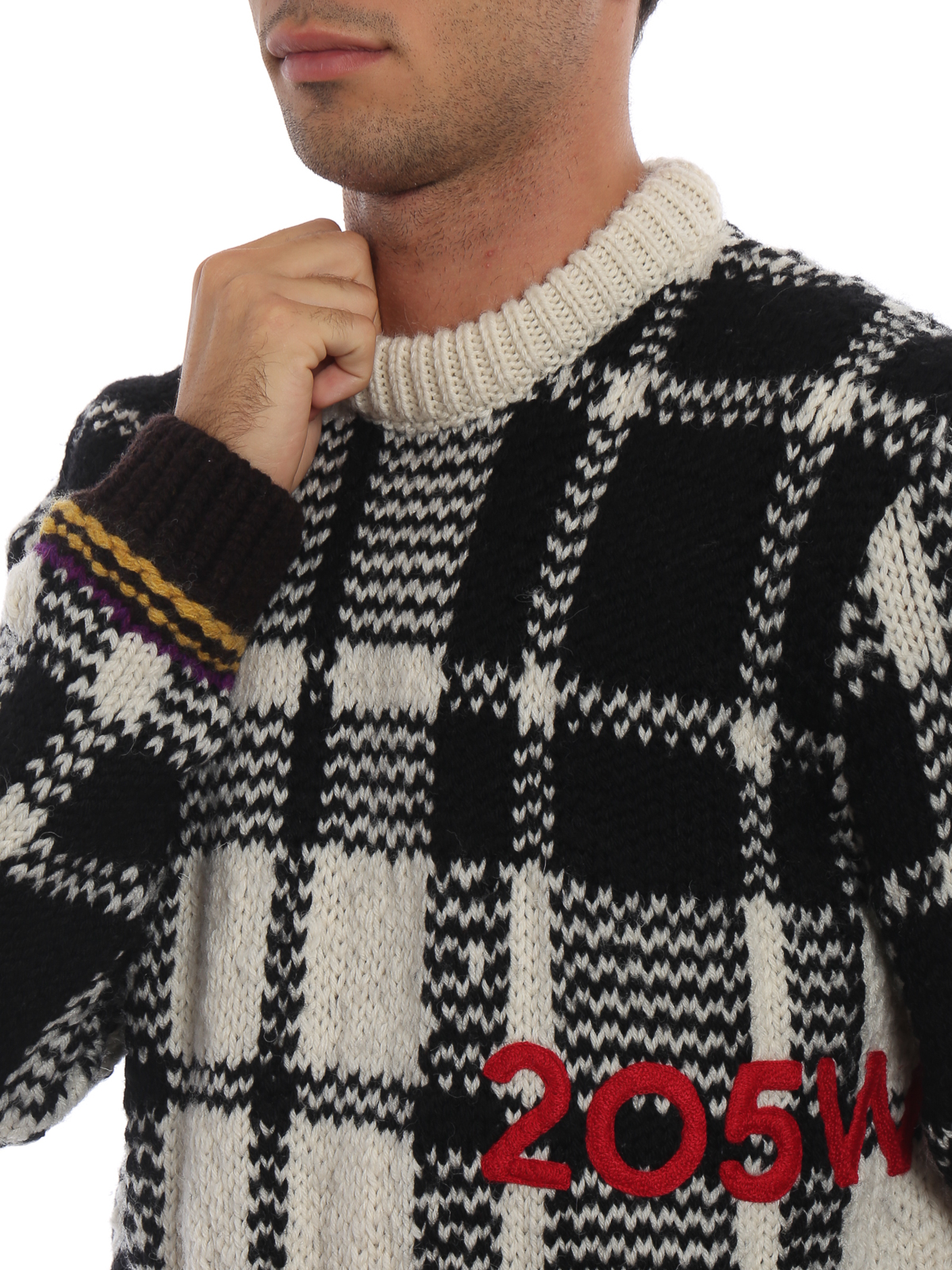 Descubrir 85+ imagen calvin klein houndstooth sweater - Thptnganamst.edu.vn